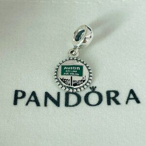 Pandora Austin City Limits Charm Vintage Austin Texas Sign Charm Pop Charm
